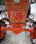 Очистка снега трактором
